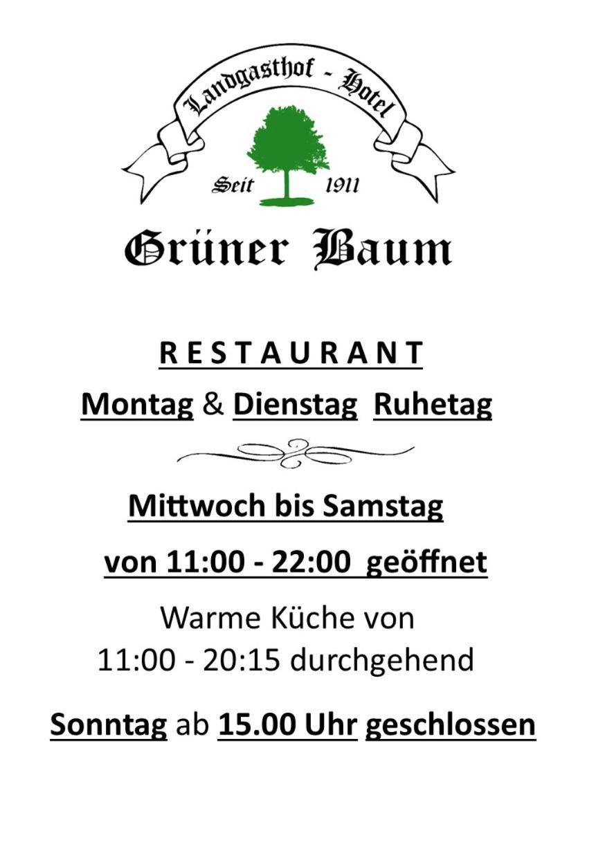 Landgasthof Hotel Gruener Baum Norimberga Esterno foto